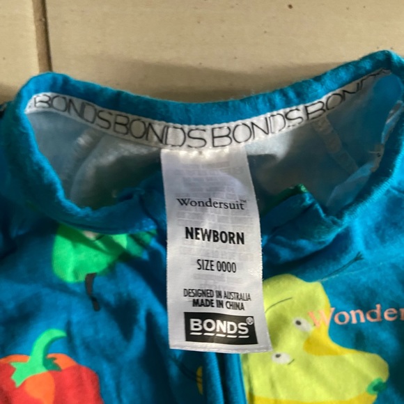 Bonds -vegetables Wondersuit Newborn 0000 - Picture 5 of 8
